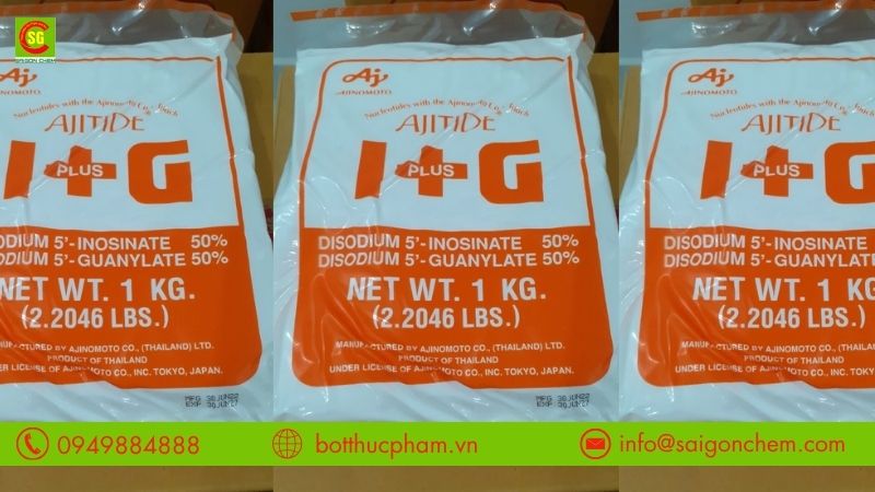 Sản phẩm I+G Ajitide nhập khẩu chính hãng tại Bột Thực Phẩm